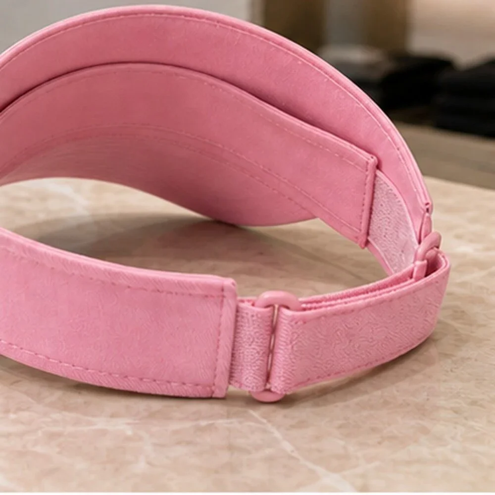 ALO Yoga Pink Active Open Top Visor Hat NWT